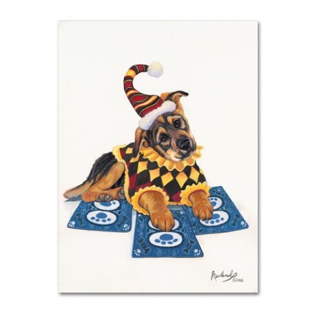 Trademark Fine Art Jenny Newland 'Joker 2' Canvas Art, 14x19 ALI1969-C1419GG